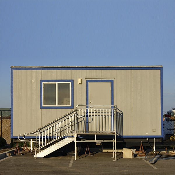 there are various sizes and layouts available for mobile office trailer rentals, ranging from small single room trailers to larger multi-room setups
